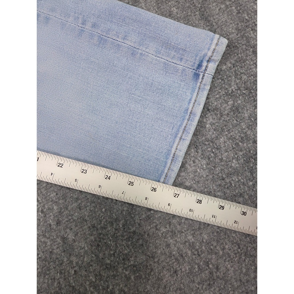 Levi's 501 Original Fit Jeans Mens 33x30 Light Wash Blue Button Fly Denim 78/4 - Picture 8 of 12
